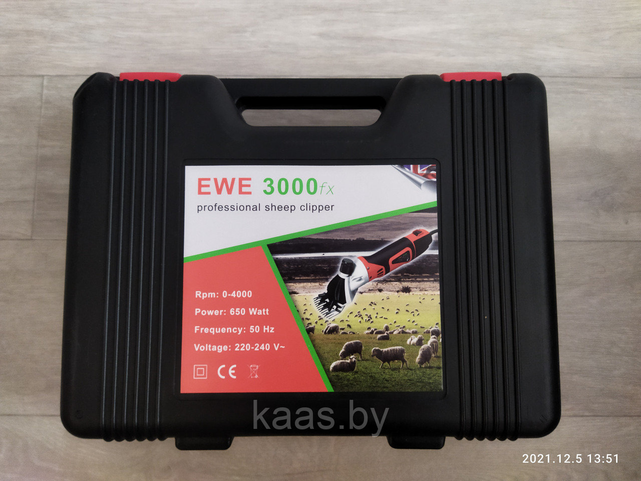 Профессиональная машинка для стрижки овец EWE 3000 - фото 2 - id-p169560685