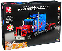 Конструктор 15001 MOULD KING Грузовик Peterbilt 389 Optimus Prime на радиоуправлении, 839 деталей