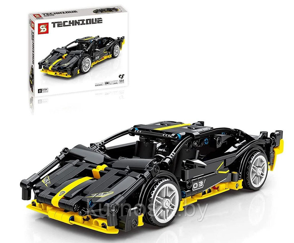 Конструктор SY 8154 "Спорткар Lamborghini Sian", 584 деталей