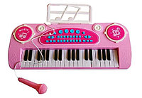 Детский синтезатор пианино с микрофоном, арт. 328-03B (37 клавиш), фото 1