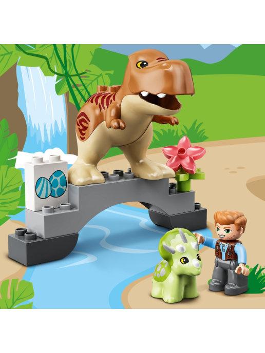 Конструктор Lego Duplo Jurassic World 10939 Побег динозавров: тираннозавр и трицератопс - фото 9 - id-p169574280