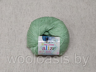 Пряжа Alize Baby Wool, Ализе Беби Вул, турецкая, шерсть, акрил, бамбук, для ручного вязания (цвет 188)