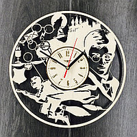 Часы настенные деревянные "Гарри Поттер" (размер 30*30 см)