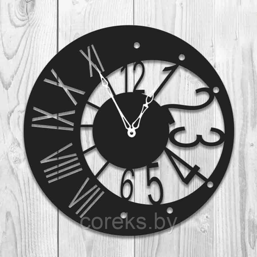 Часы настенные деревянные (размер 30*30 см) - фото 1 - id-p169590324