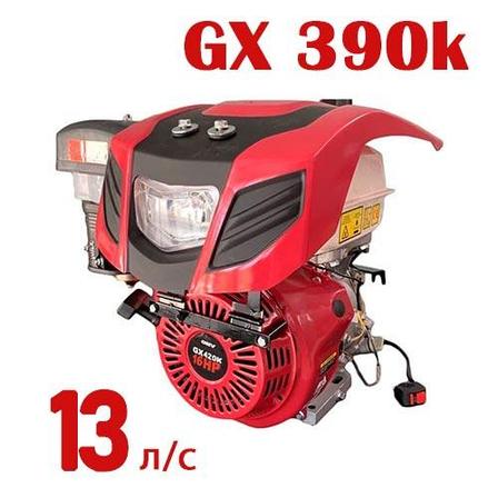Двигатель GX 390k (вал 25мм под шпонку) с капотом 13 л.с, фото 2
