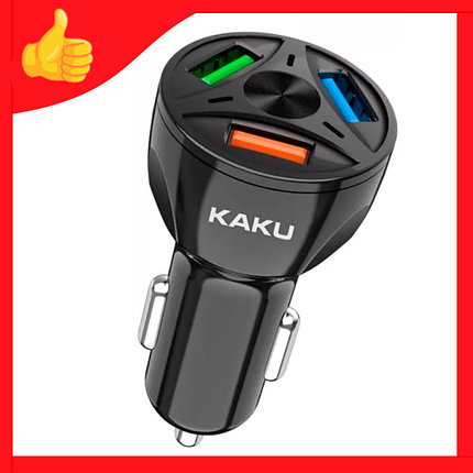Автомобильное зарядное устройство, зарядка в прикуриватель KAKU Fast charging 20W, фото 2
