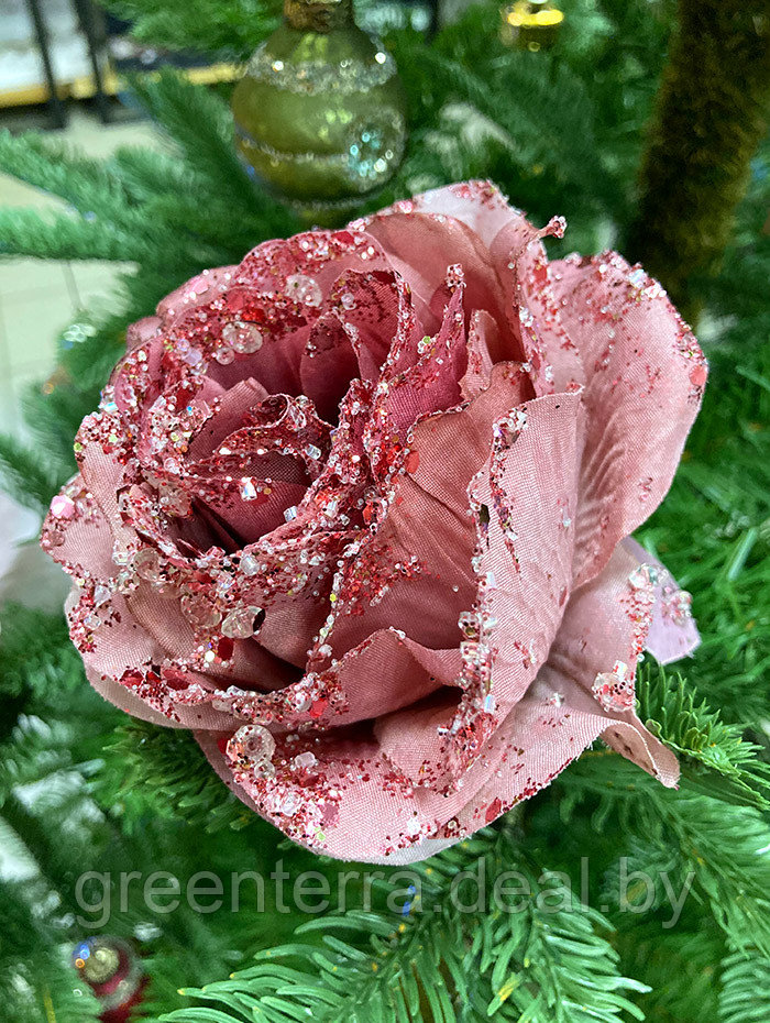 Украшение елочное "Розовая роза" [629204] - фото 5 - id-p164113403