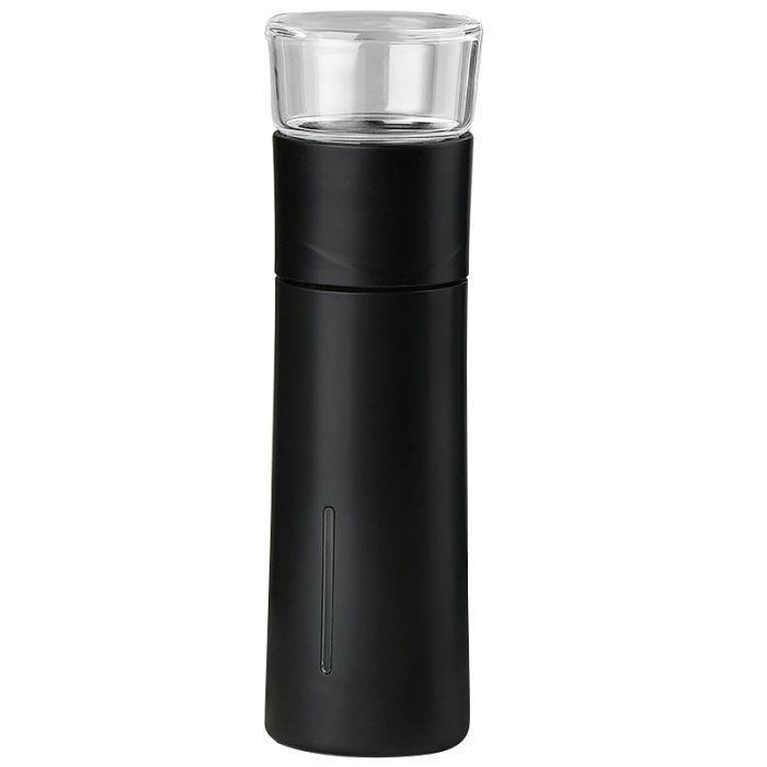 Заварочный Термос Pinztea Pingyi Tea Water Separation Cup 300ml (Белый, Чёрный) - фото 1 - id-p169619674