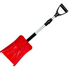 Лопата для снега iSKY, с телескопической ручкой, красная