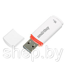 USB-накопитель Smartbuy 16GB Crown series, цвет белый