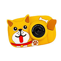 Детский фотоаппарат видео камера Lovely Plus Case Собачка Оранжевый, фото 2