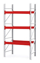 Секция стеллажа паллетного основная 4500мм*1100мм*1940мм(В*Г*Д)