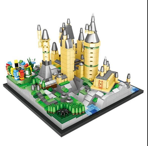 Детский конструктор Гарри Поттер Большой зал замок Хогвартса 69508 аналог лего Lego домик сити город - фото 4 - id-p169622524