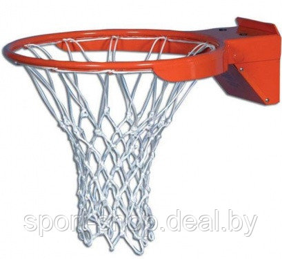 Баскетбольная сетка белая 10-005, сетка для баскетбольного кольца, баскетбольная сетка, сетка для кольца