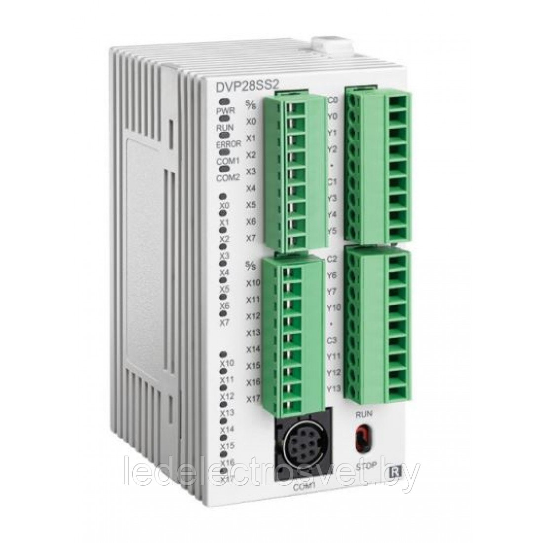 Программируемый логический контроллер DVP28SA211R, 16DI, 12RO, 24VDC, 16K шагов, RS232, RS485 - фото 1 - id-p169477201