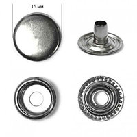 Кнопка №61 (кольцо) 15 мм (100 шт) Блек никель