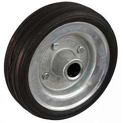 Колесо 200x45 ось 20x60 (000-009-200) металл/резина сборный диск Lw