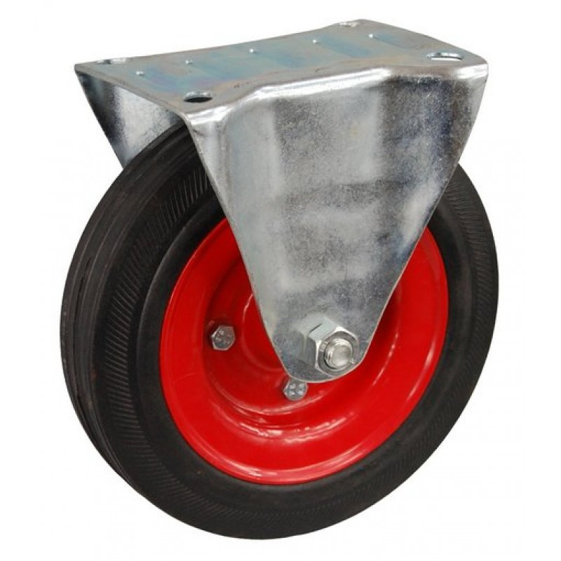 Колесо А 200 (003-009-200) с кронштейном металл/резина сборный диск