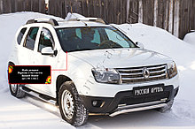 Жабо цельное Вариант 2 без скотча Renault Duster 2010-2014 (I поколение)