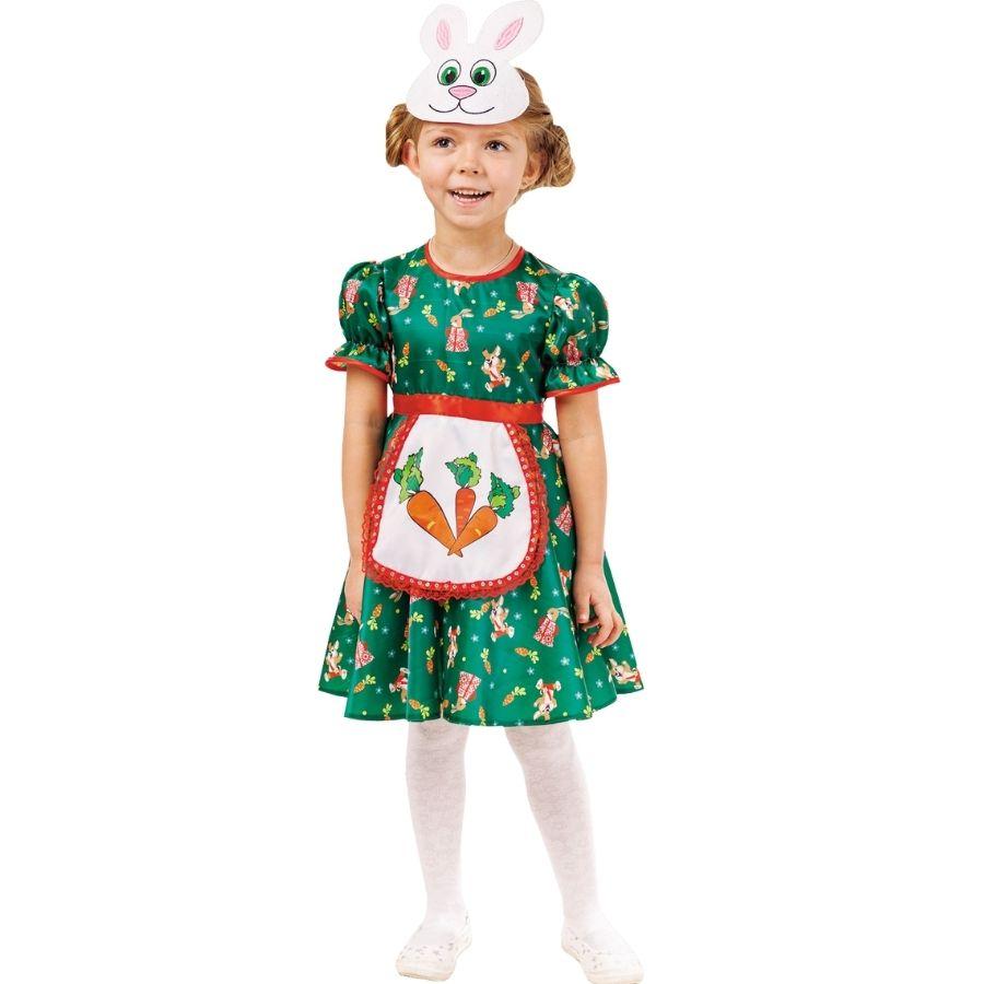 Детский карнавальный костюм Зайка Аня 1009 к-18 для девочки Пуговка - фото 1 - id-p169642009