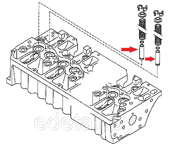 5411664917 Втулка клапана направляющая - фото 2 - id-p169642043