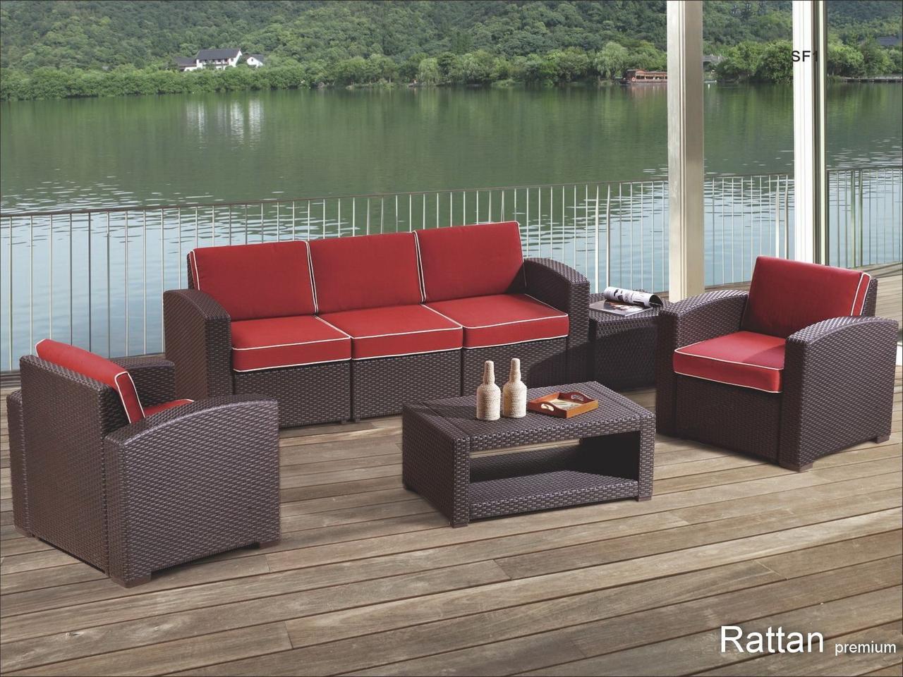 Комплект RATTAN Premium 5, ВЕНГЕ - фото 2 - id-p169642445