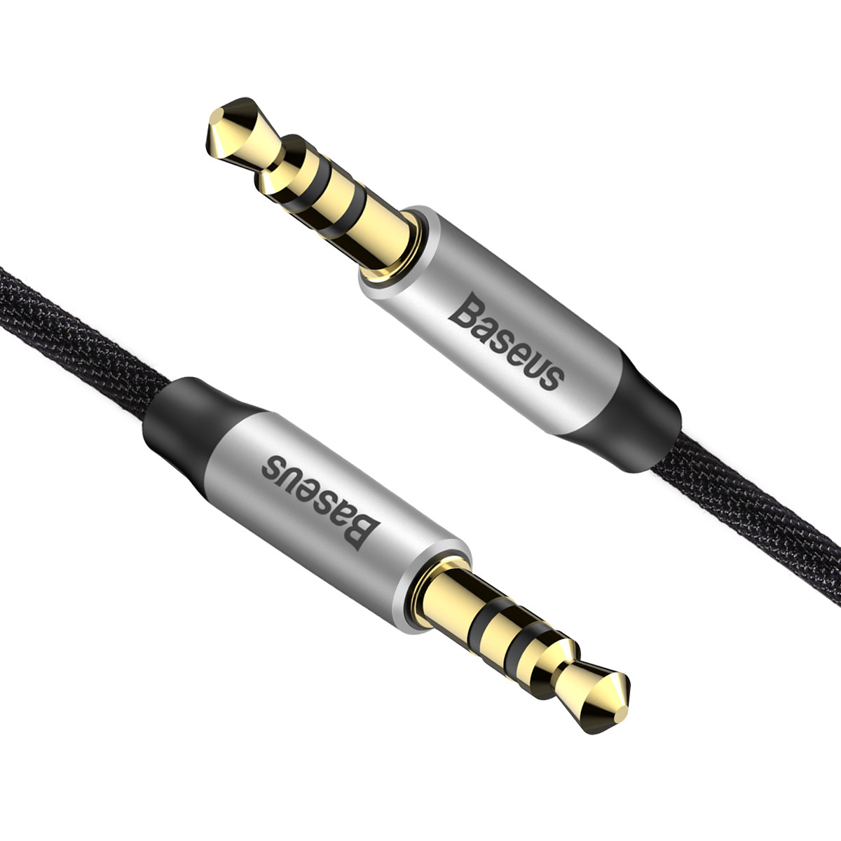 Кабель Baseus (CAM30-BS1) Yiven Audio Cable M30 AUX 3.5mm (M) to AUX 3.5mm (M) 1m - фото 2 - id-p169645495