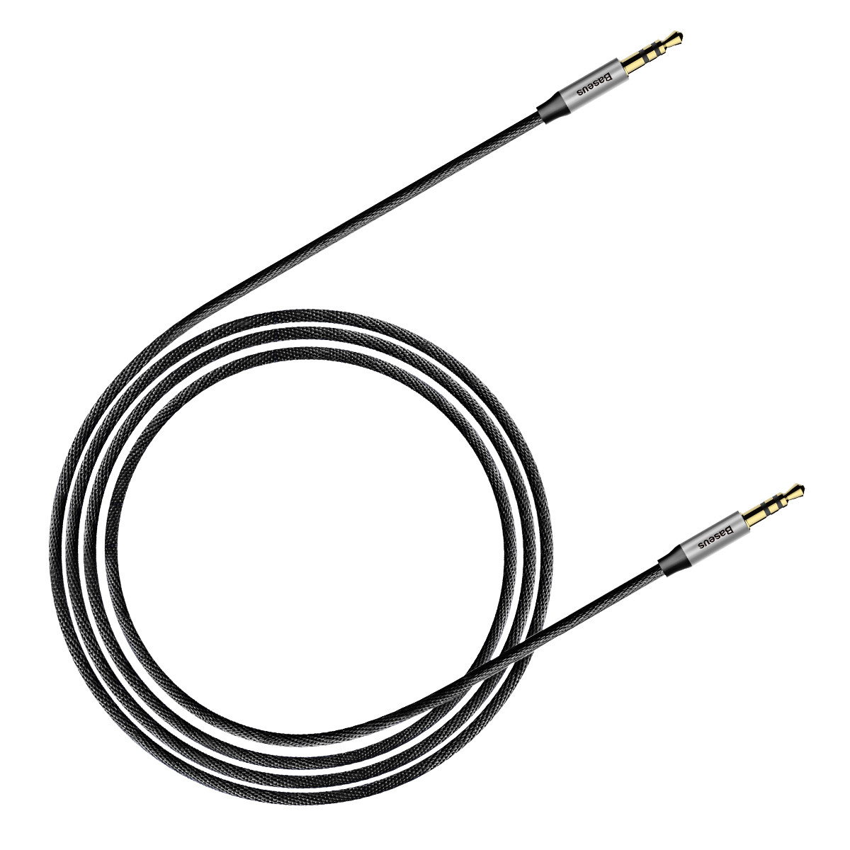 Кабель Baseus (CAM30-BS1) Yiven Audio Cable M30 AUX 3.5mm (M) to AUX 3.5mm (M) 1m - фото 5 - id-p169645495