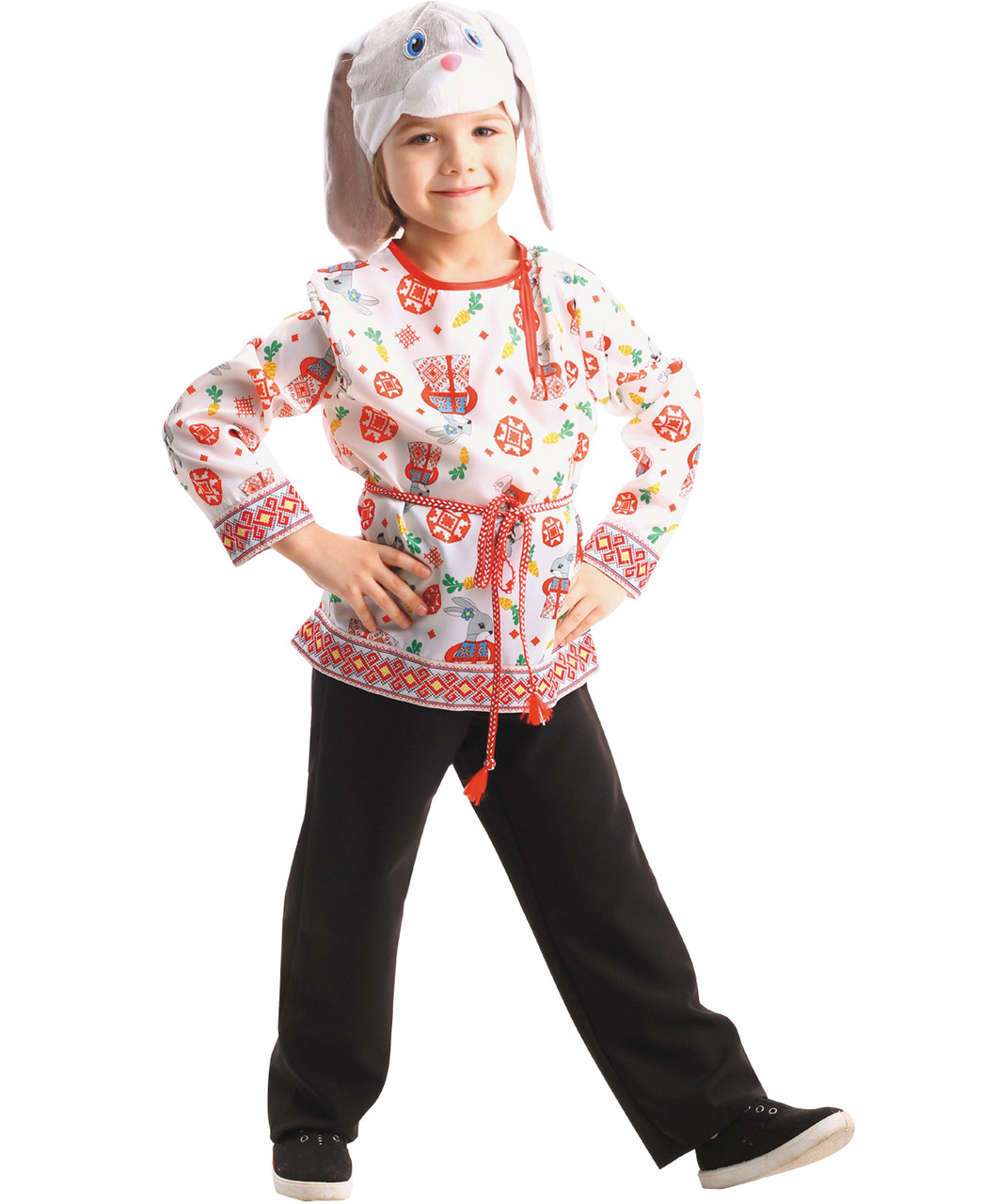 Детский карнавальный костюм Зайка Степка 1056 к-19 Пуговка