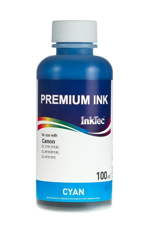Чернила для Canon InkTec C2010/C2011 - 100 мл (Синий (Cyan)) - фото 1 - id-p169649104
