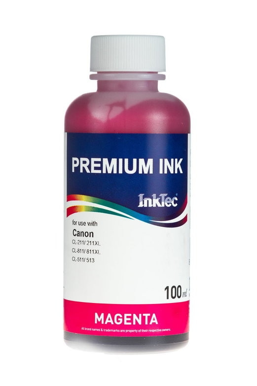 Чернила для Canon InkTec C2010/C2011 - 100 мл (Пурпурный (Magenta)) - фото 1 - id-p169649105