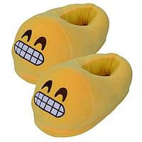 Веселые тапочки Emoji Ржу в 32 зуба