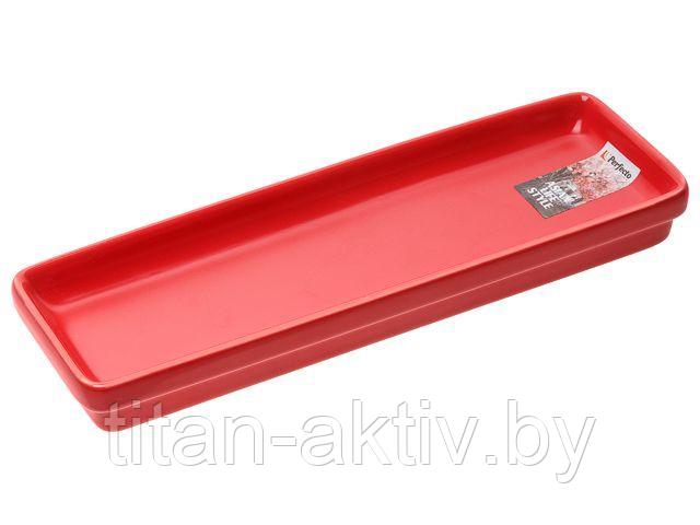 Блюдо керамическое, 24.5х7.5х3 см, серия ASIAN, красное, PERFECTO LINEA - фото 1 - id-p169664696