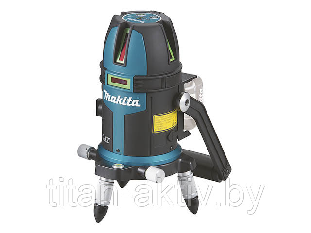 Уровень лазерный MAKITA SK 312 GDZ (зеленый луч, 10.8V Li-ion,точн-1мм\10м,1.5кг, 4 - линии (3 Верти