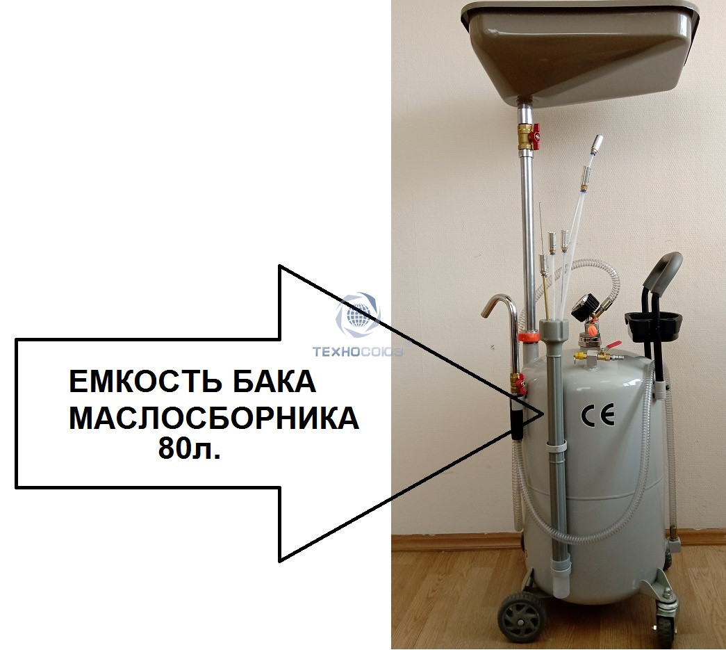 Техносоюз Маслосборник с откачкой через щуп. Воронка+6 щупов, TS-2085 - фото 4 - id-p169677344