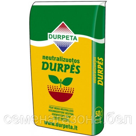 Грунт Durpeta GP0038 (нейтрализованный торф pH 3,0-4,5) 50 литров (10 кг)
