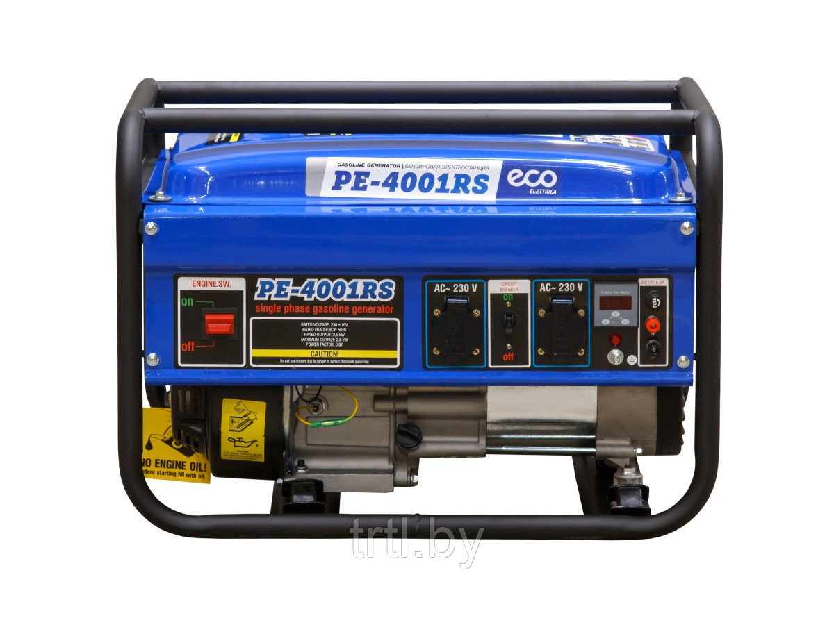 Генератор бензиновый ECO PE-4001 RS 2,8 кВт код 1.12508 - фото 3 - id-p169687390