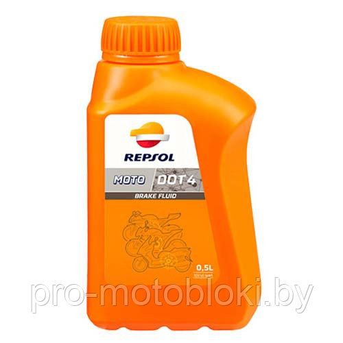 Жидкость тормозная Repsol Moto DOT 4 Brake Fluid 0,5л - фото 1 - id-p169701051