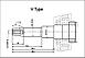 Коленвал 188F(GX390)-192F(GX460) (конус V-type,106мм), фото 2