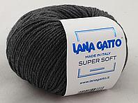 Пряжа Lana Gatto Super Soft 20206 т серый меланж