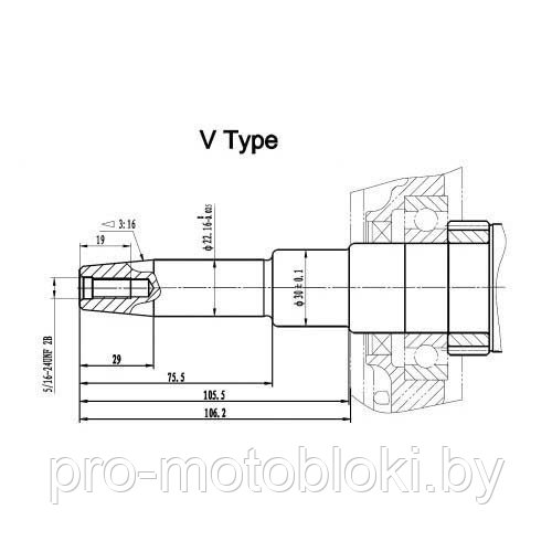 Двигатель STARK GX390E (конус V-type, для генератора) 13л.с. - фото 3 - id-p169699454