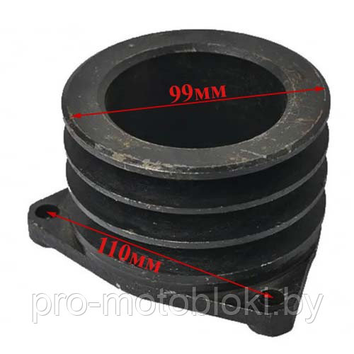 Шкив ременной R180 (3 ручья)