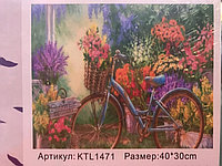 Рисование по номерам 30*40 цветочная картина