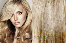 Натуральные пряди на заколках из 100% человеческих волос Nord remy 18-60 мелирование «светло-русый с белым»