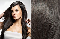 Натуральные пряди на заколках из 100% человеческих волос Nord remy 1В черный натуральный