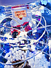 Гирлянда - Шарики с Дед Морозом внутри (10 шаров, длина 3 м) (Белый, Желтый, Синий, Мультиколор), фото 2
