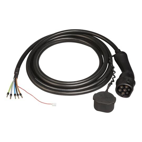 Запасной кабель зарядный ABB SER TAC-cable T2 5m 3P/16A - фото 1 - id-p169736788