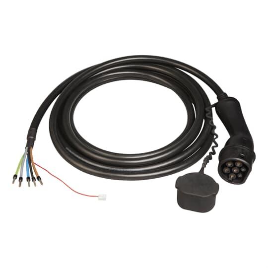 Запасной кабель зарядный ABB SER TAC-cable T2 5m 1P/32A - фото 1 - id-p169736796