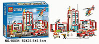 Конструктор 10831 Bela Пожарная часть, аналог LEGO City (Лего Сити) 60110