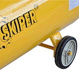 Воздушный компрессор SKIPER IBL3100А (ДО 600 Л/МИН, 8 АТМ, 100 Л, 230 В, 3.0 КВТ), фото 5